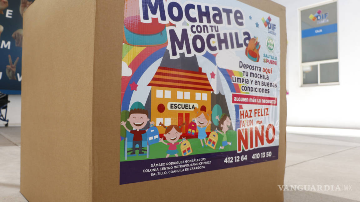 Invita Municipio de Saltillo a donar mochilas para niños de ejidos