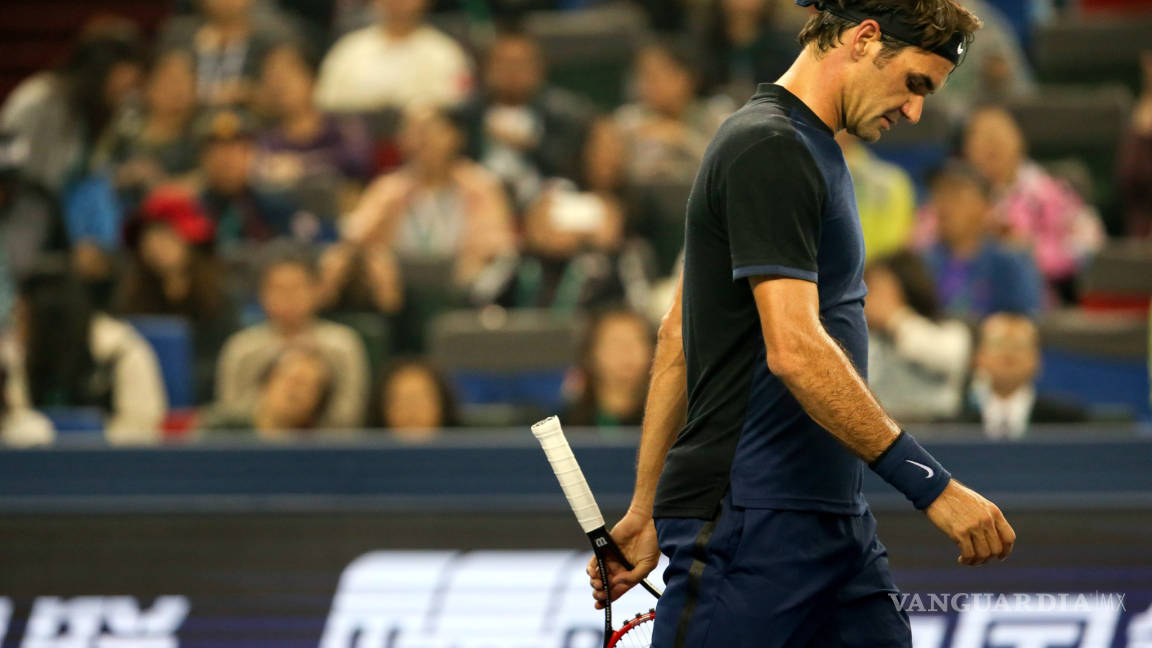 Federer es eliminado en debut en Masters de Shanghái