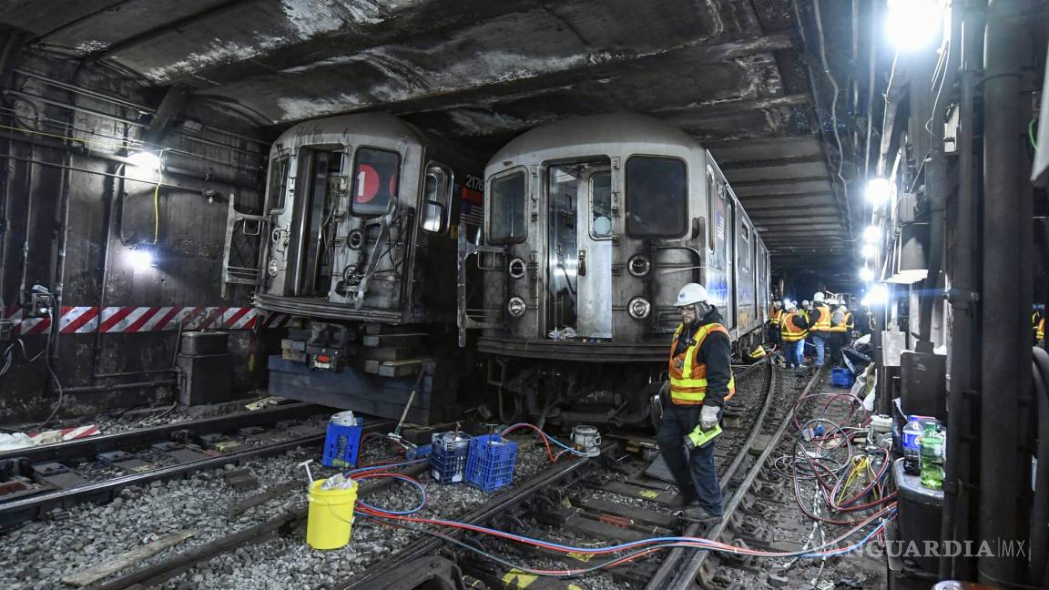 Descarrila tren del Metro de Nueva York; es el segundo incidente en una semana