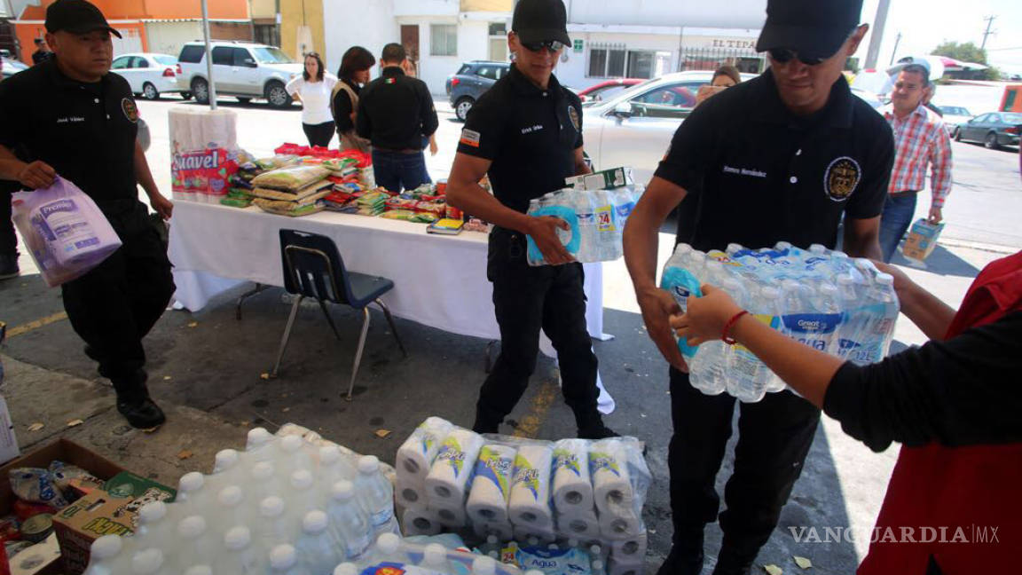 Aporta Fuerza Coahuila para damnificados por el terremoto