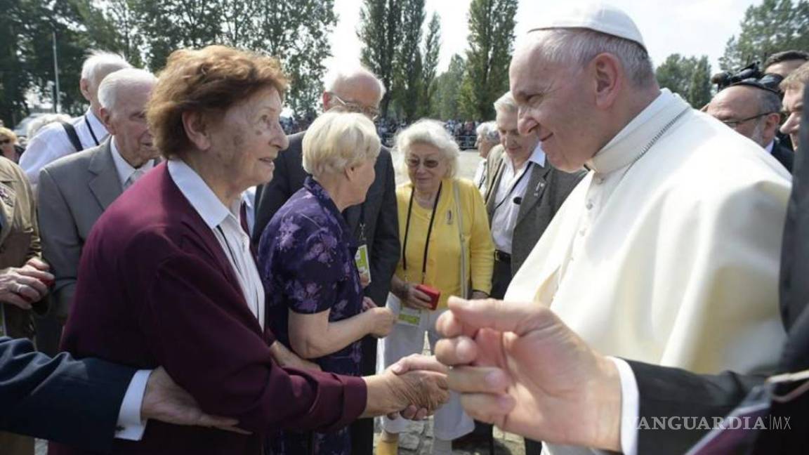 Prisioneros de Auschwitz se unen al papa contra el odio