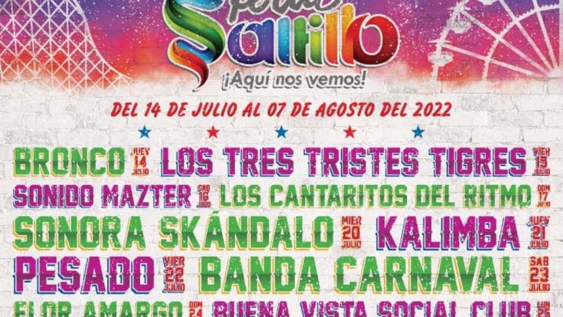 Expo Feria Saltillo presenta a sus invitados con pocas sorpresas y mucha música grupera