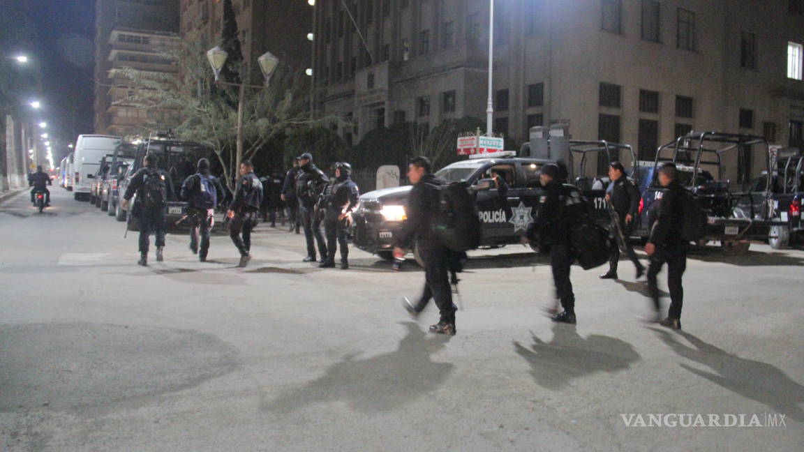 Convoy de policías federales llega a Torreón