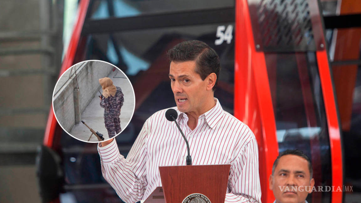 Peña Nieto inauguró teleférico en Ecatepec... rodeado de francotiradores (fotos)