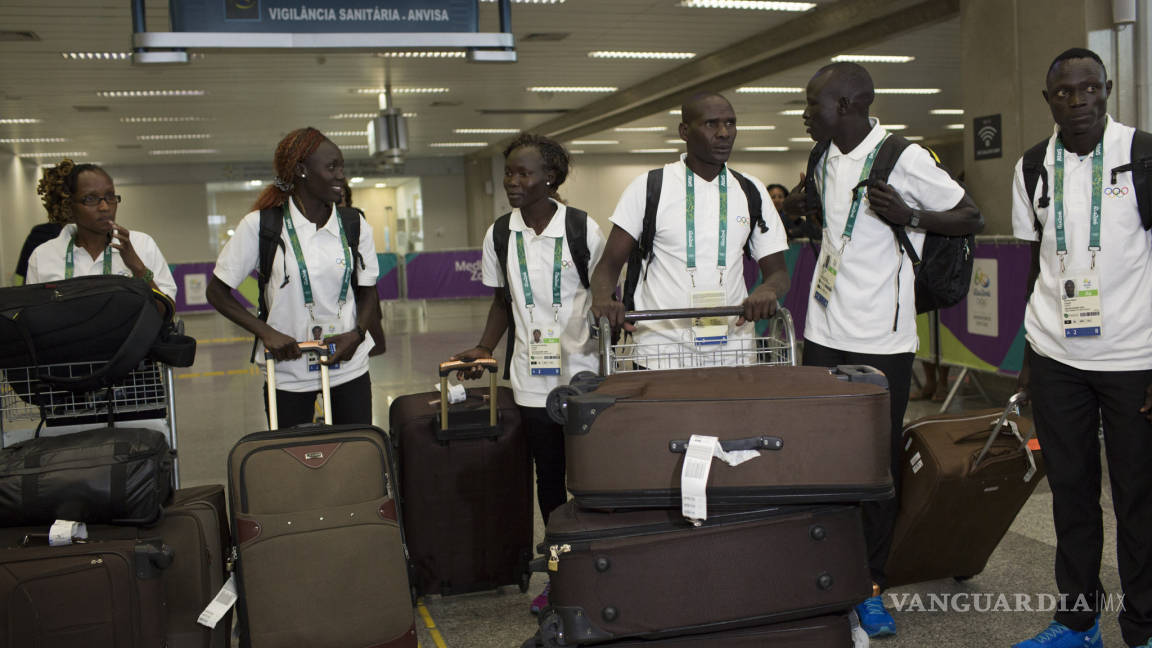 Delegación de refugiados arriba a Río de Janeiro