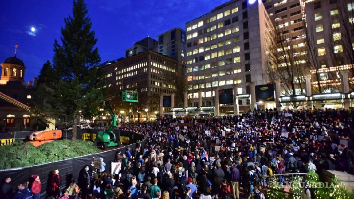 Nuevas protestas contra Trump dejan 26 arrestados en Portland