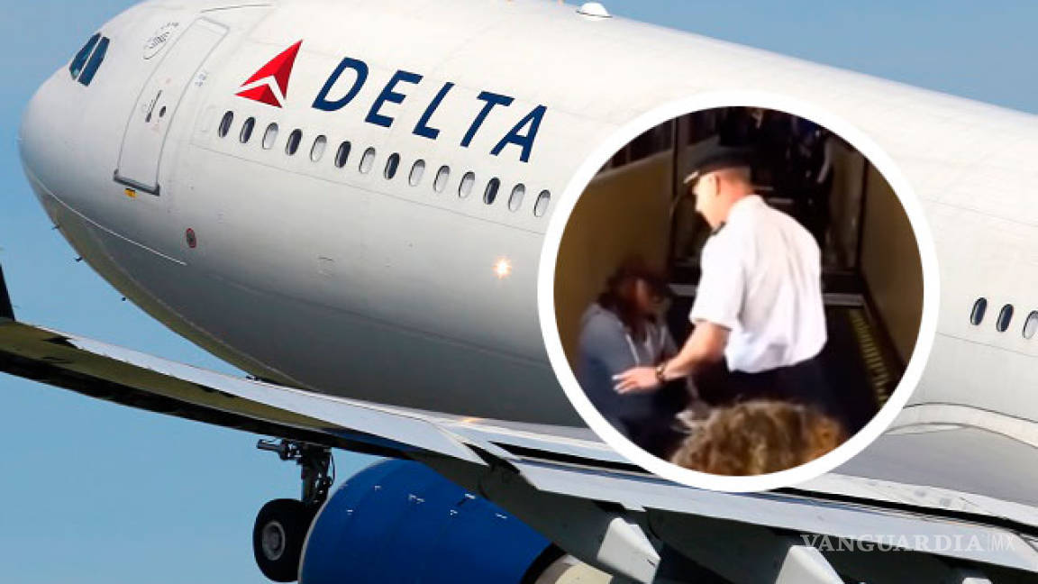 Otra de aerolíneas, piloto de Delta Airlines golpeó a pasajera para detener una pelea