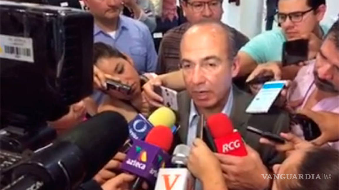 Felipe Calderón asegura desconocer el &quot;Coahuilazo&quot;