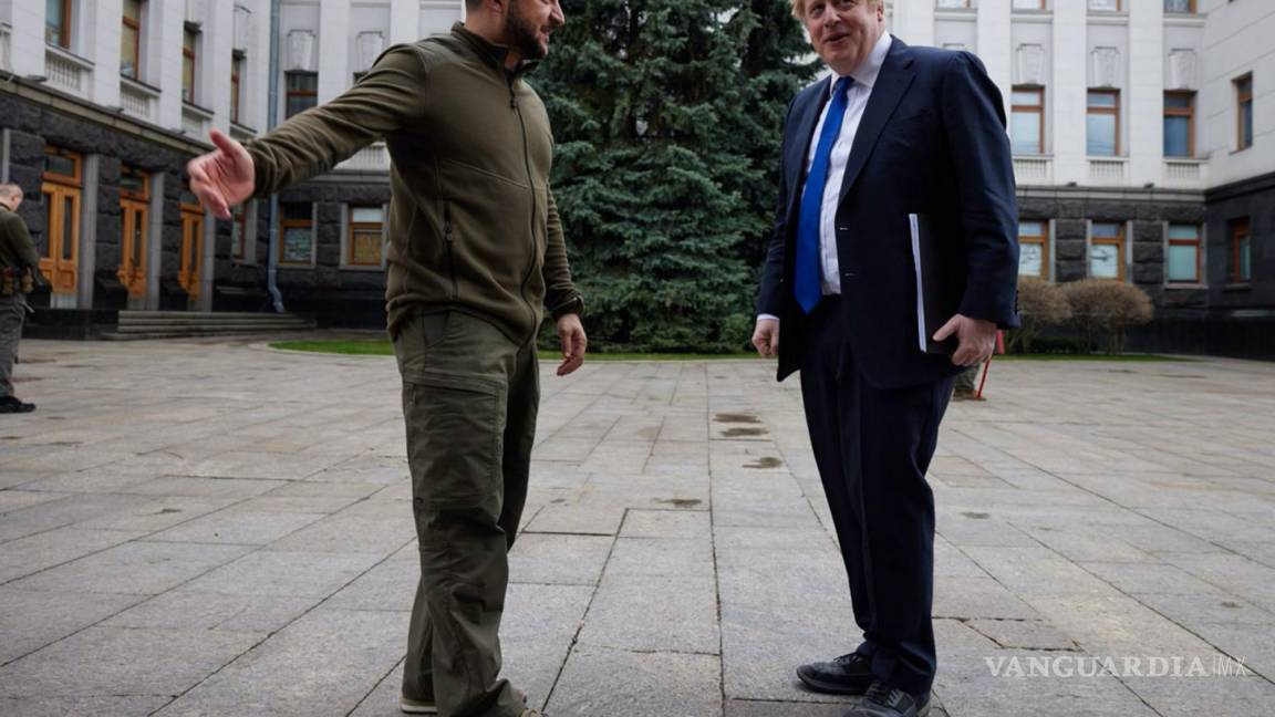 En visita sorpresa, Boris Johnson se reúne con Volodomír Zelenski en Kiev