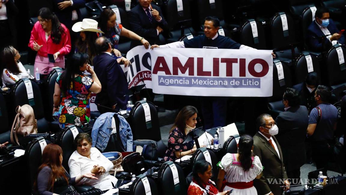 $!Sesión ordinaria en la Cámara de Diputados en la que se discutió y aprobó la ley minera sobre el litio que propuso el presidente López Obrador.