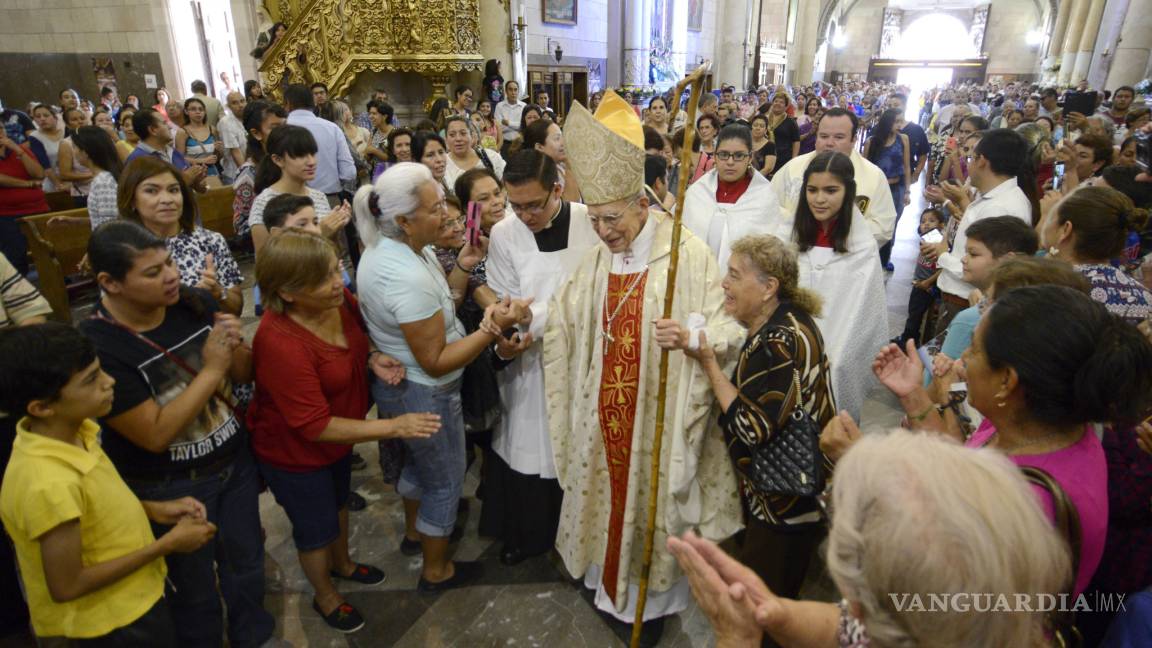 Festeja obispo emérito de Saltillo 46 años de vida episcopal