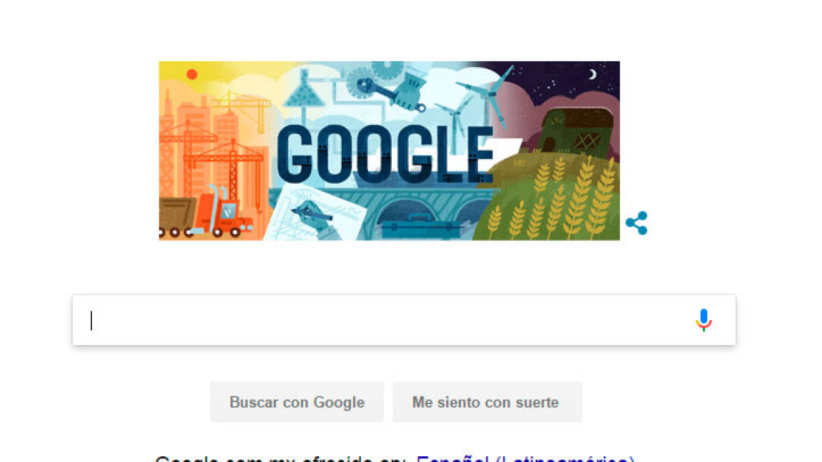 Google lanza un doodle especial por el Día Internacional de los Trabajadores
