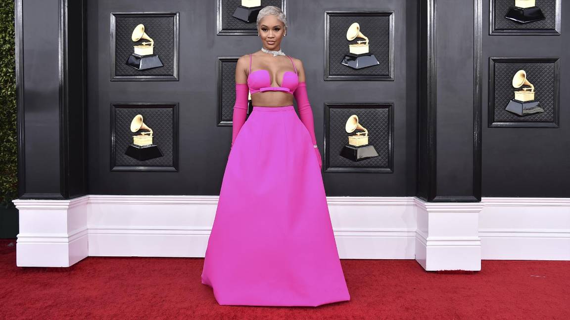Saweetie fue el ejemplo del dress code perfecto de los Grammy. $!Saweetie fue el ejemplo del dress code perfecto de los Grammy.
