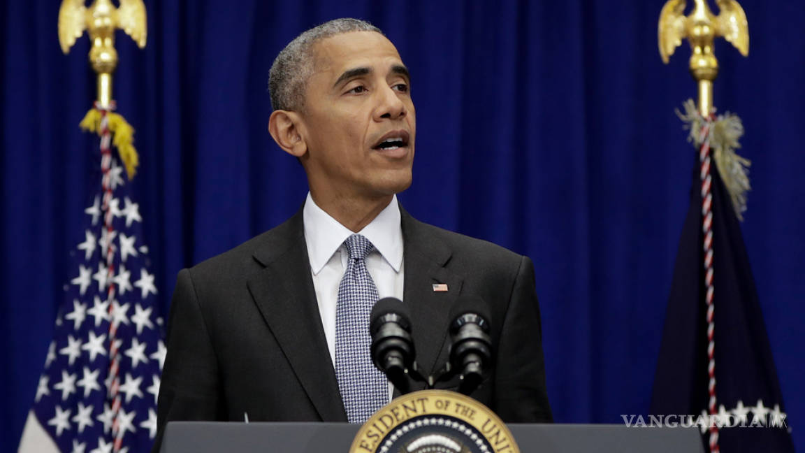 Obama llama a estadunidenses a no sucumbir al miedo tras ataques
