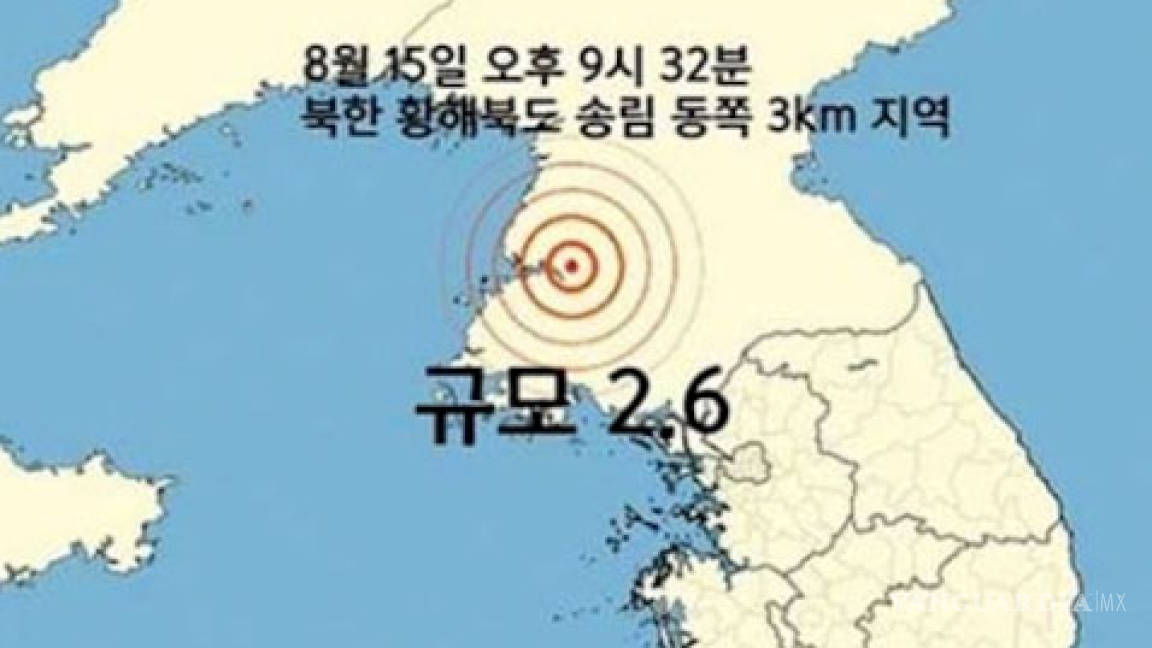 Se registra sismo en Corea del Norte, temen sea una nueva prueba nuclear