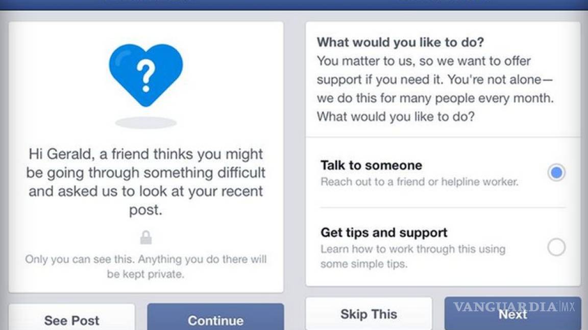 Facebook actualiza herramientas para prevenir suicidios
