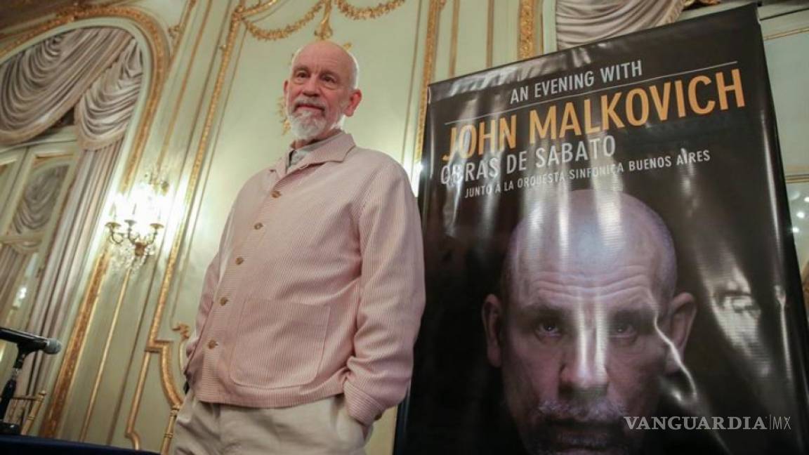 John Malkovich, protagonista sinfónico de Sabato y Tolstói en Buenos Aires