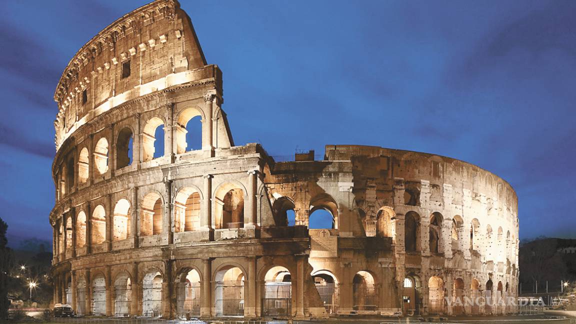 Coliseo Romano vuelve a su original color; brillará como oro