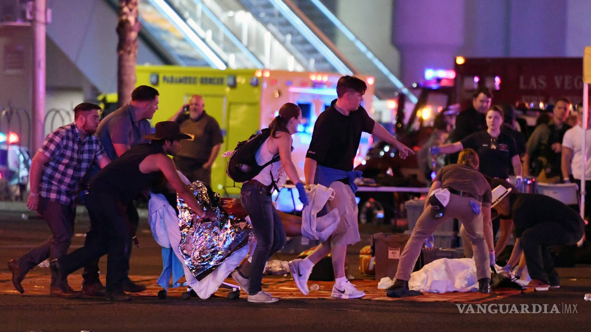 Suman 50 muertos y 400 heridos tras tiroteo en Las Vegas