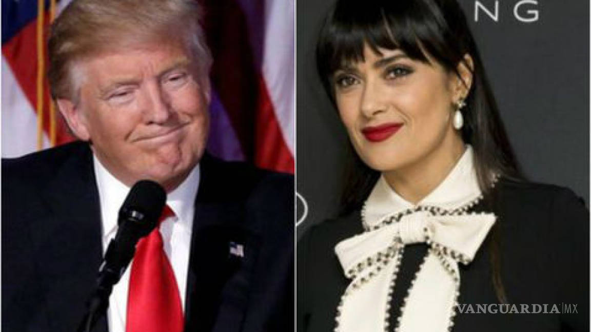 Salma Hayek revela que Trump la invitó a salir y ella lo rechazó