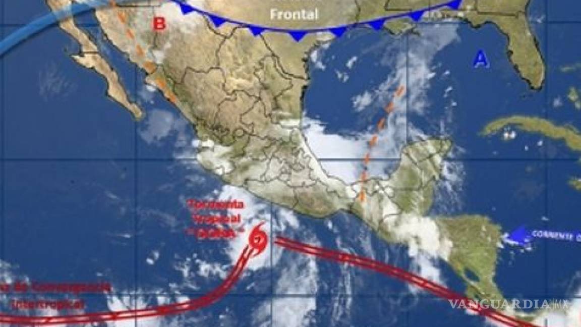 Tormenta tropical 'Dora' se forma en Guerrero