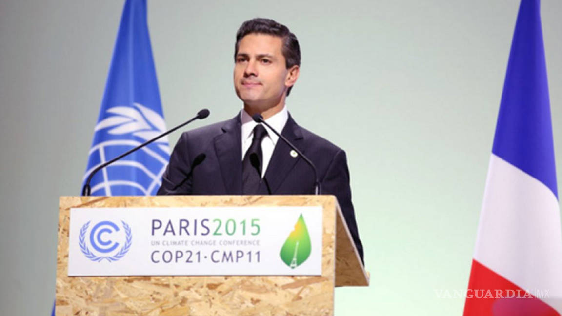 EPN impulsa en COP21 iniciativa para fijar precio a carbono