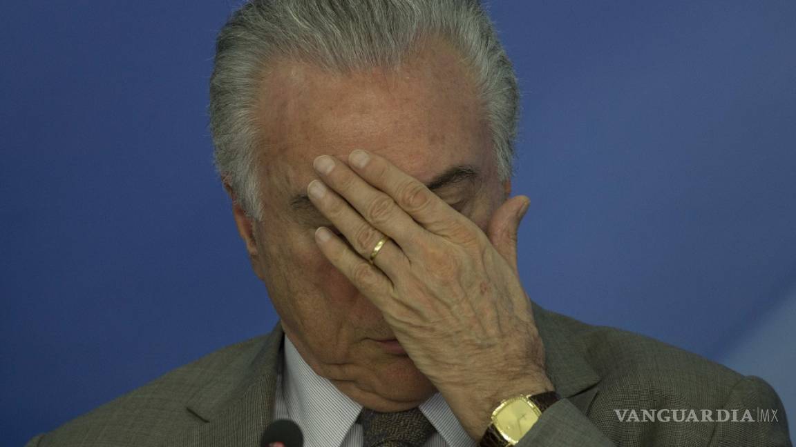 Audio sobre sobornos amenaza al presidente de Brasil, Michel Temer