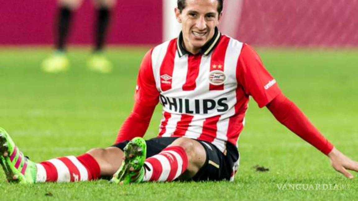 Andrés Guardado es baja con PSV para duelo ante Heracles