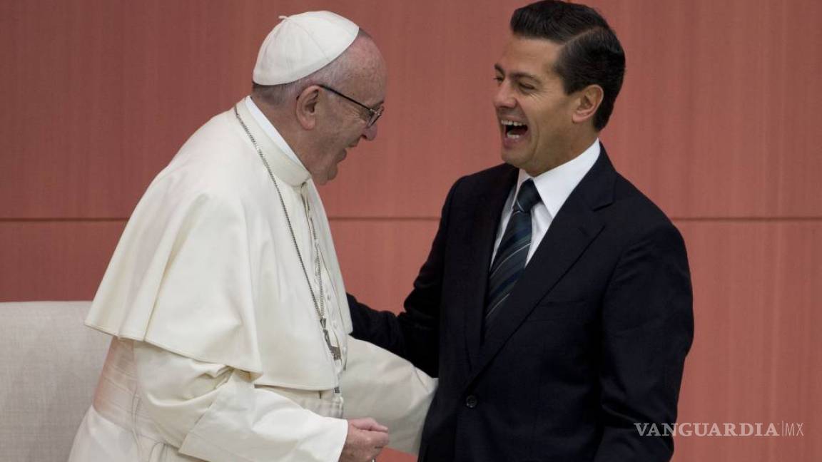 Peña Nieto describe al papa Francisco como un &quot;líder sensible y visionario&quot;