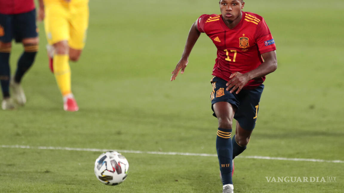 Ansu Fati se convirtyió en el goleador más joven de la Selección Española