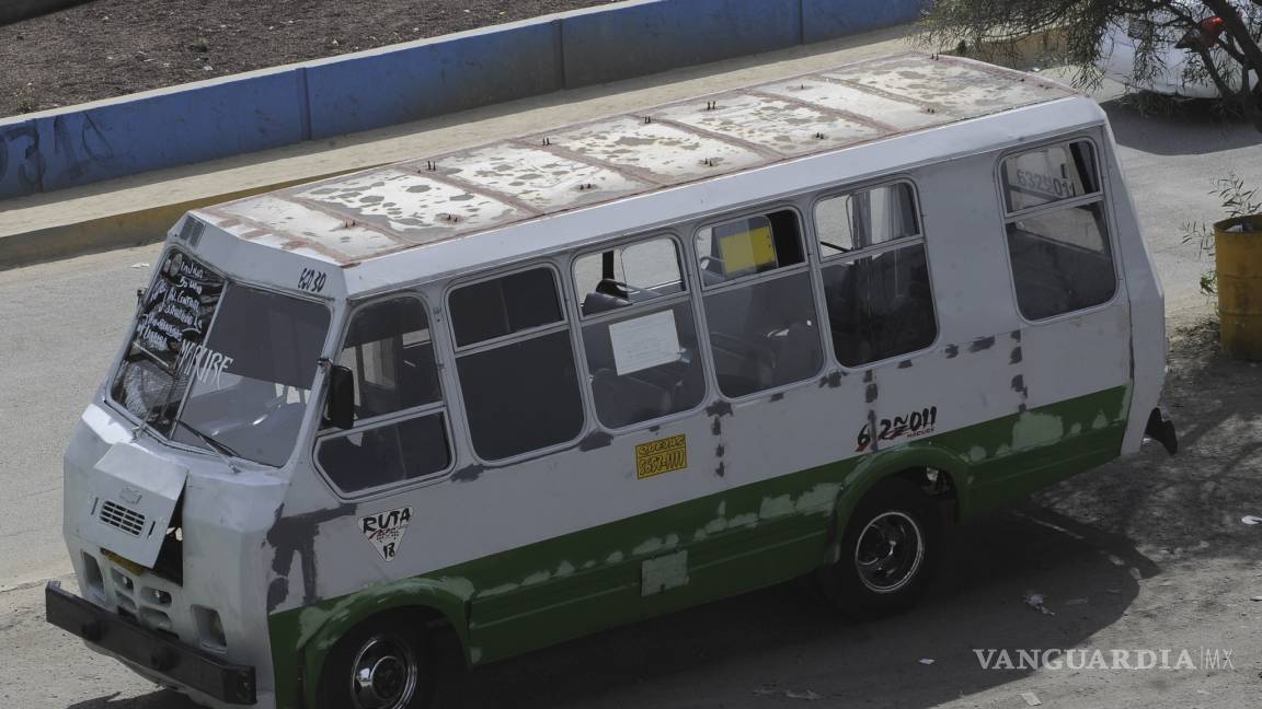 El Gobierno de la CdMx inicia con la chatarrización de microbuses obsoletos