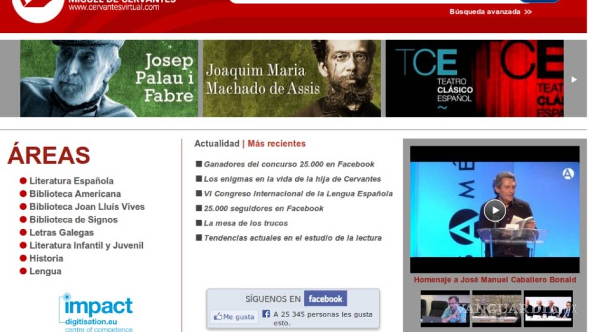 Mayor web de literatura hispana sirve un millón de páginas al año en EU