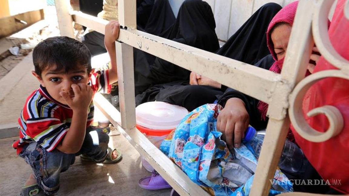 100 mil niños están atrapados en el fuego cruzado en Mosul, dice Unicef