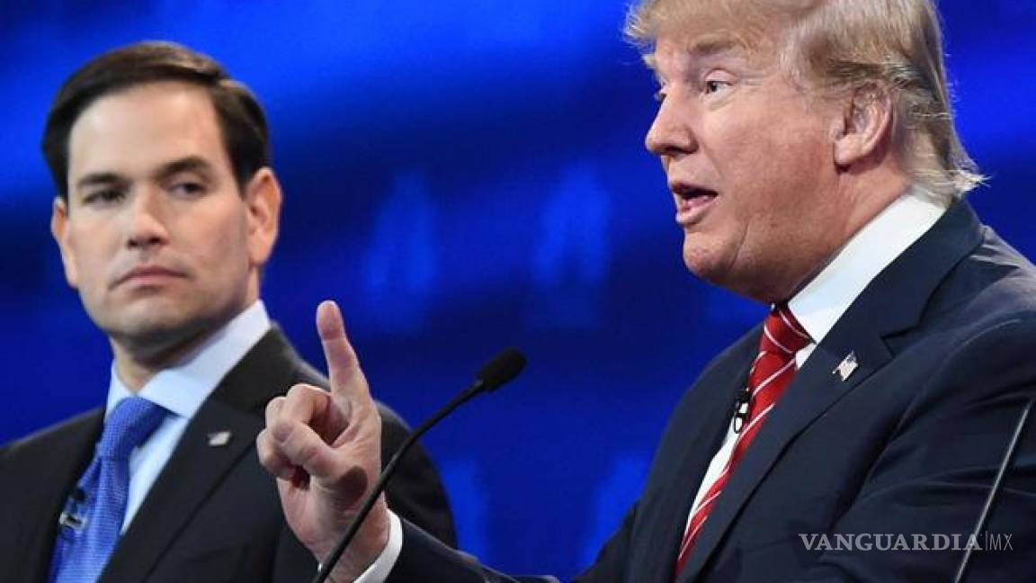 Trump pide a Rubio abandonar la contienda presidencial