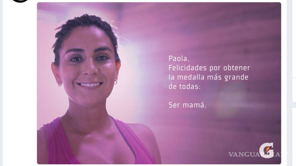 ¿Ser madre es la mejor medalla? Felicitación de Gatorade a Paola Espinosa enciende las redes sociales