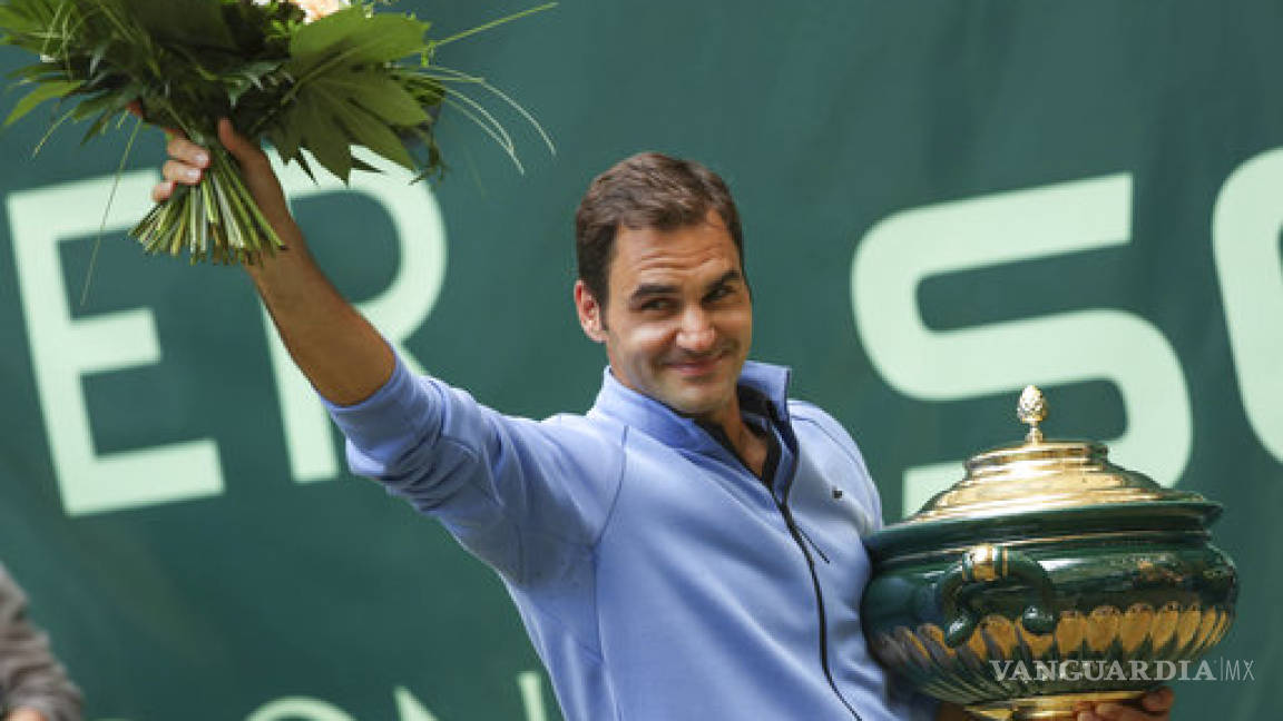 Federer se consagra en Halle
