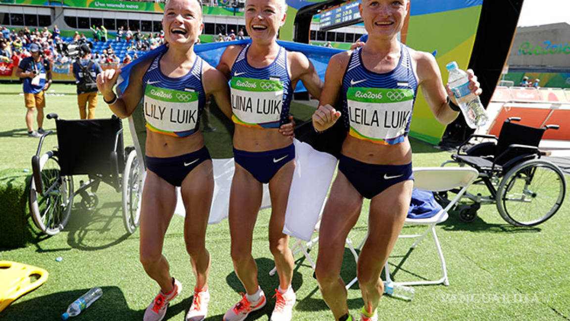 Las trillizas que corrieron juntas el maratón olímpico