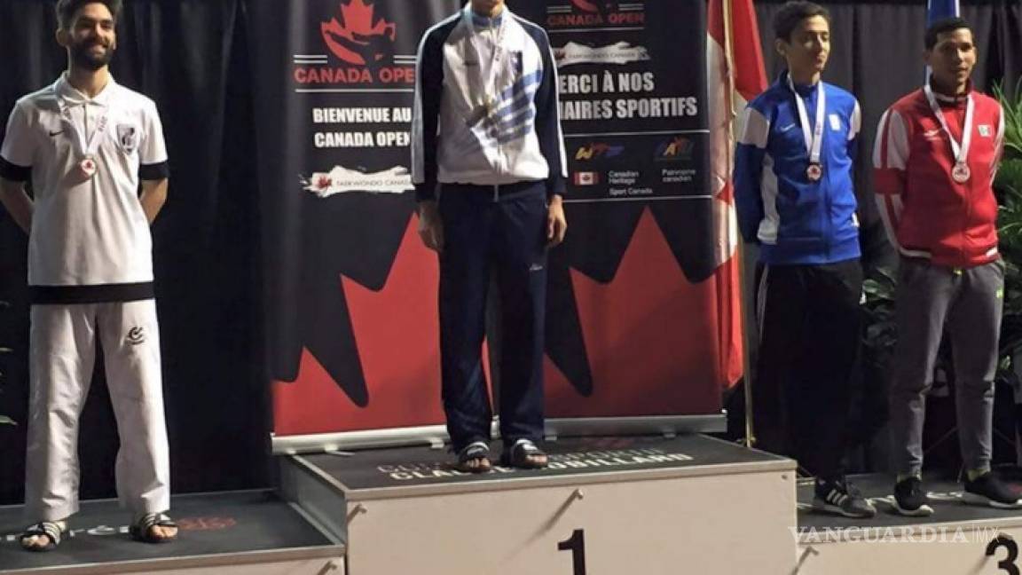 Tres oros para México por taekwondo en Canadá