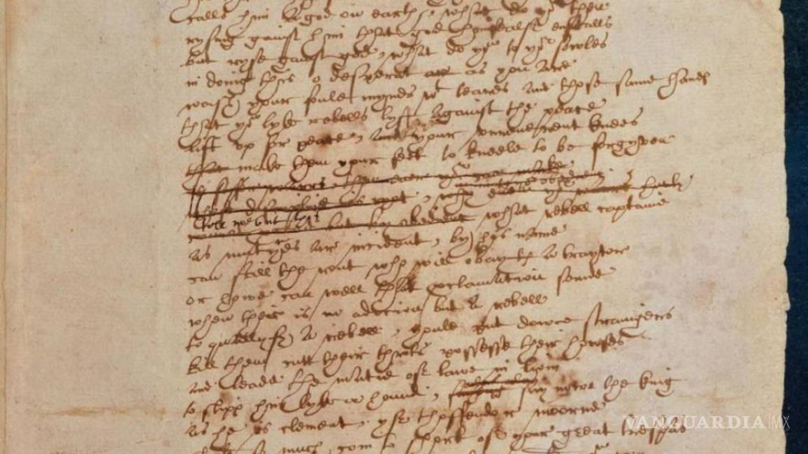 Manuscrito de Shakespeare sobre el trato a refugiados estará en la red