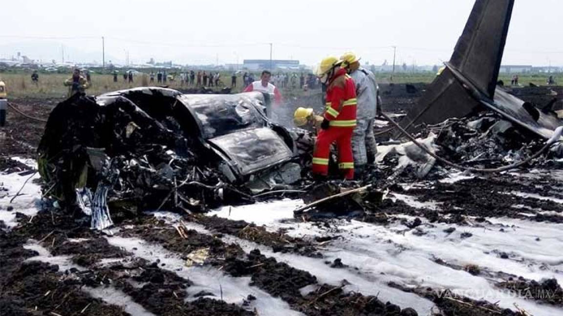 Se desploma aeronave en Toluca, no hay sobrevivientes