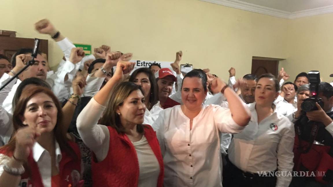 Se registra Guadalupe Oyervides como candidata del PRI a la alcaldía de Monclova