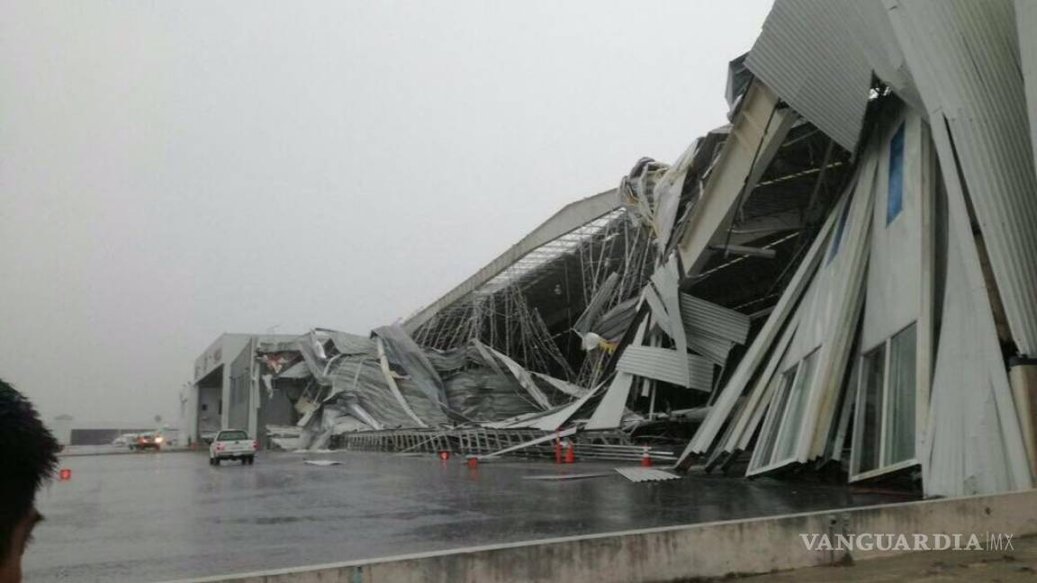 Suspenden operaciones en el Aeropuerto del Norte, en Monterrey, por mal clima