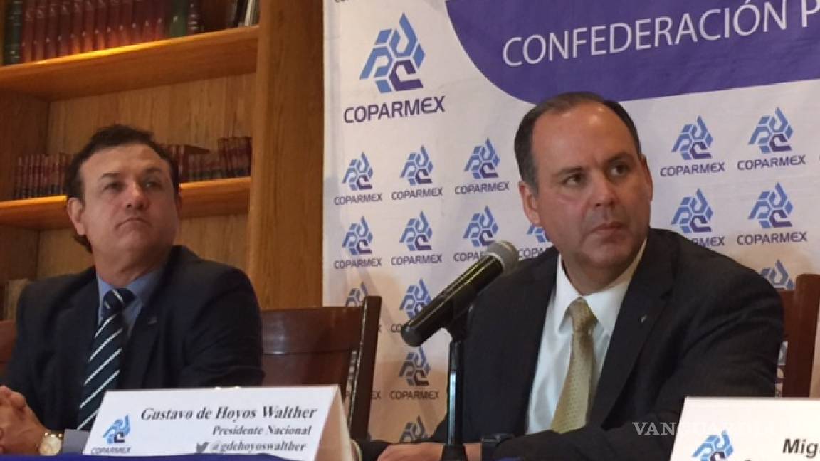 Coparmex convoca a acuerdo económico sin 'objetivos políticos'