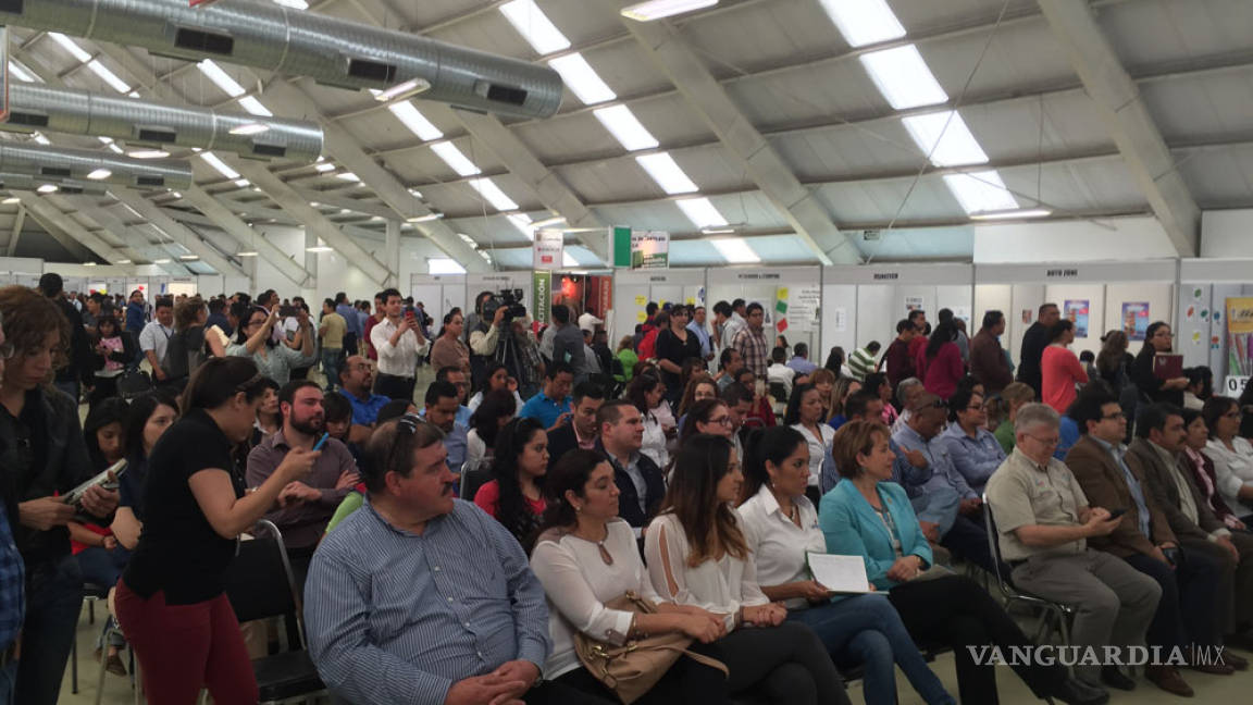 Mil vacantes se ofertan en la Cuarta Feria Nacional del Empleo en Saltillo