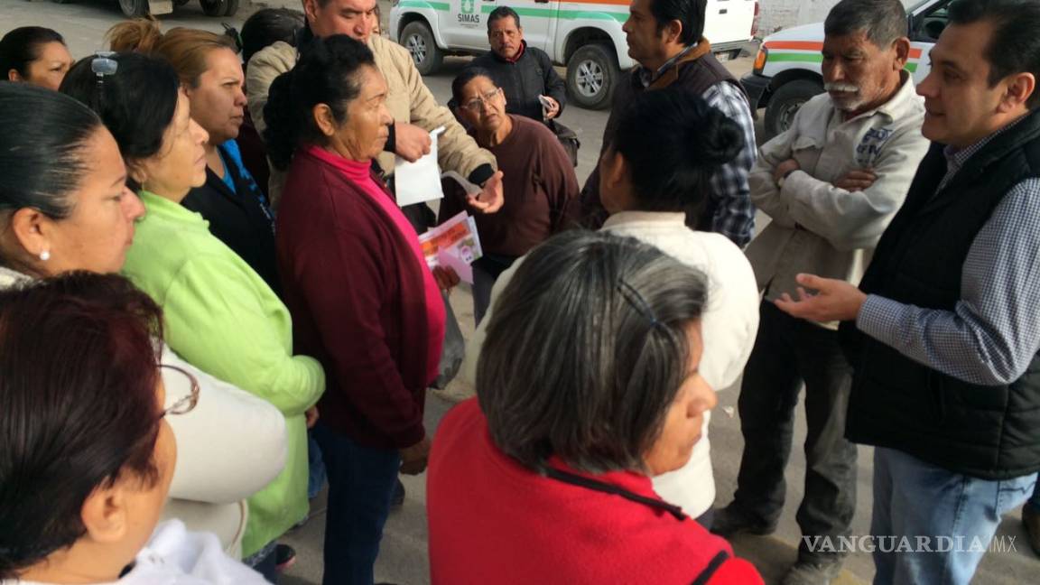 Simas Torreón refuerza trabajos de limpieza de redes en colonias
