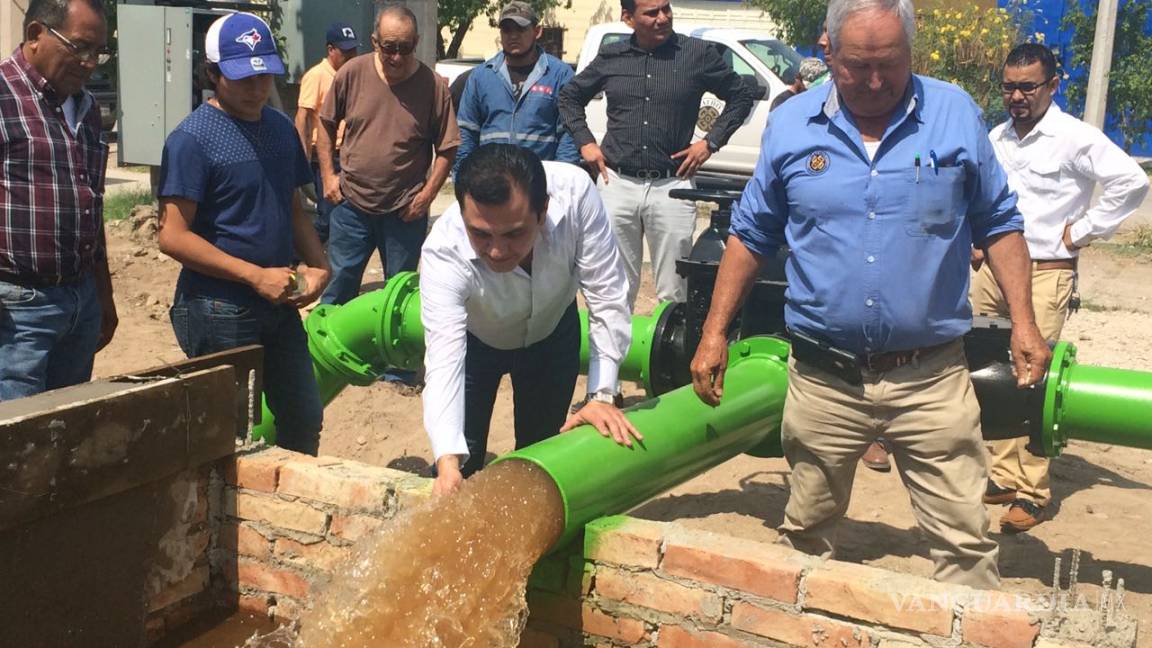 Simas hace pruebas en equipo de bombeo de nuevo pozo en Torreón
