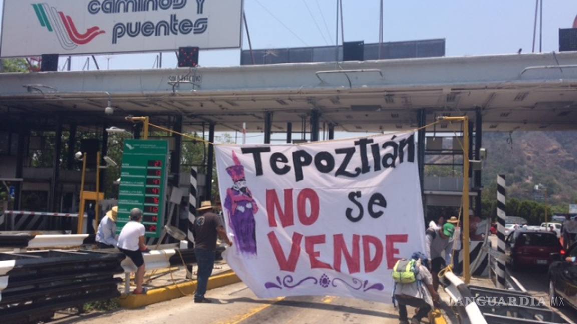 Bloquean por 3 días consecutivos acceso a Tepoztlán