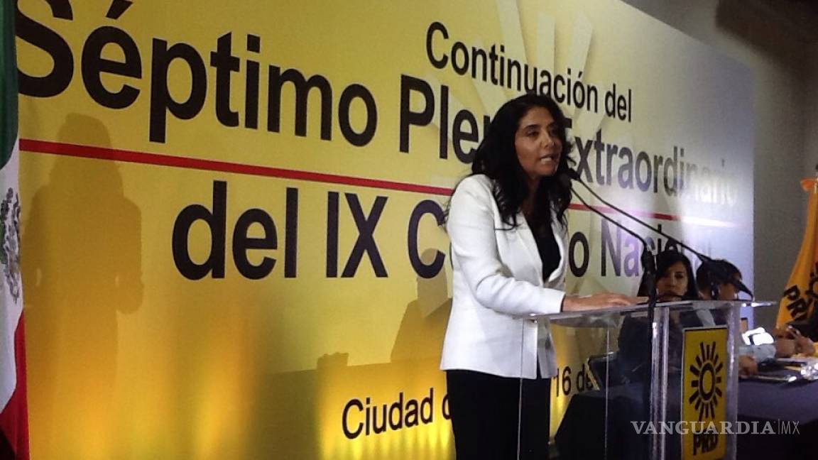 Es Alejandra Barrales la nueva Presidenta nacional del PRD