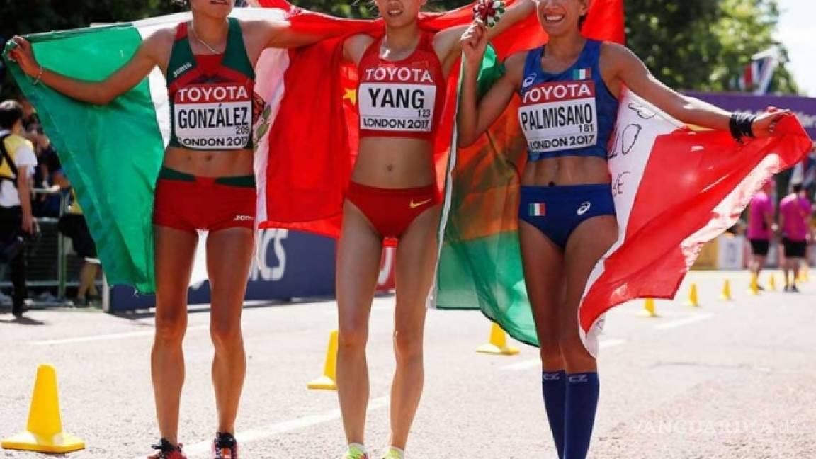 Lupita González consigue la de plata en mundial de atletismo