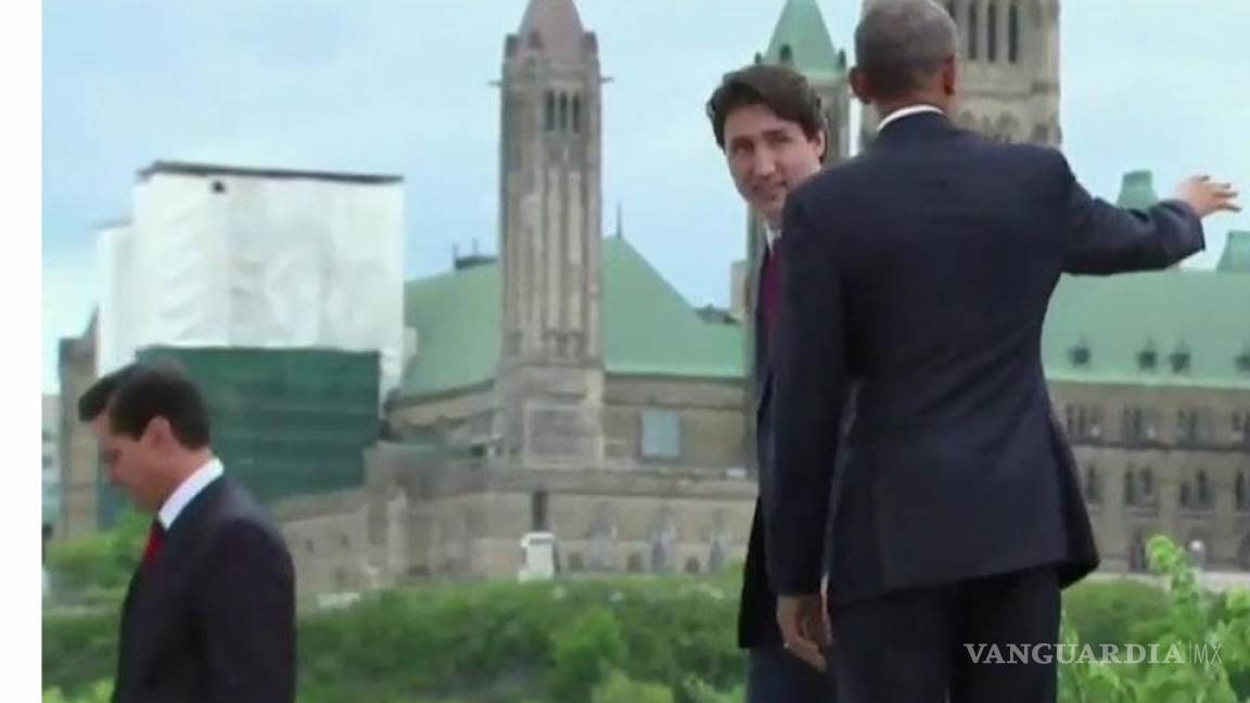Memes de Peña Nieto en Canadá y cómo fue ignorado por Obama y Trudeau (Video)